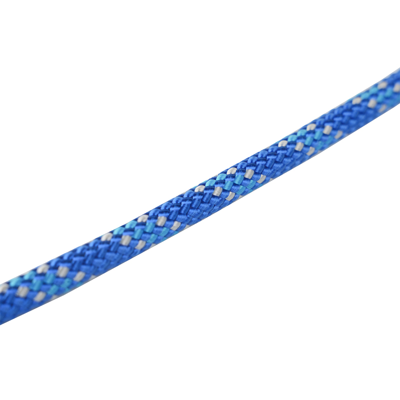 Corde tressée en polyester lisse et plate de 8 mm